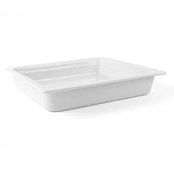 Porcellana trihorse GN 1-1 20 Gastro Norm GN-Piastra 20 mm GN 1/1, Bianco, 53 x 32,5 x 2 cm, Porcellana, Bianco, 2/3