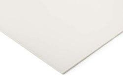 RS PRO PP kunststof plaat, beige, 3 mm x 495 mm x 995 mm / 0,91 g/cm³ tot +80 °C, vol, verpakking van 3 stuks