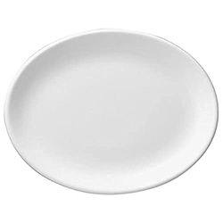 Churchill Super vitrifiée P292 Whiteware Plat Ovale, 30,5 cm, Blanc (lot de 12)