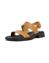 CAMPER Dana Flat Sandalen voor dames, Medium Brown, 37 EU