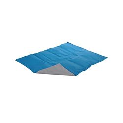 Love Story Materasso in gel rinfrescante istantaneo 40 x 50 cm, reversibile, colore: Blu