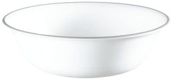 Corelle Dinnerware Set (4pc Set, Mystic Gray)-Set for 4 | Includes 4 x Cereal/Soup Bowls | 80% Recycled Glass | 3 X More Durable, Half the Space & Weight of Traditional Ceramic