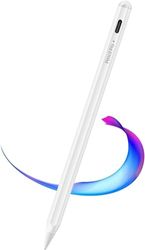 Penna för iPad 2018-2022, Pen Aktiv, fin spets med Palm Rejection, lutningsspets magnetisk penna kompatibel med 6/7/8/9,Pro 11/12.9, Air 3/4, Mini 5/6 (E-03)