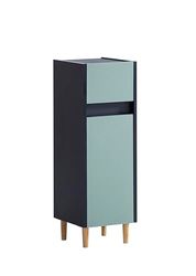 Schildmeyer Lovis 157058 - Mobile base lavabo, blu notte - blu tortora, 30,2 x 33 x 90,3 cm