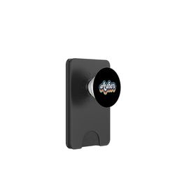 Asher Nombre Niño Estilo Vintage 70s 80s Personalizado PopSockets PopWallet para MagSafe