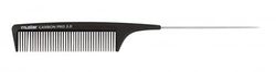 Muster, Black, Carbon Handle Pro 2.0 Steel Comb (17633)