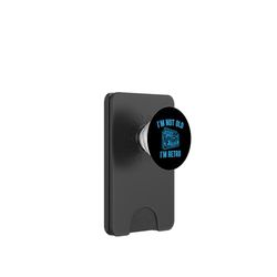 Diseño divertido de boom box I'm Not Old I'm Retro PopSockets PopWallet para MagSafe