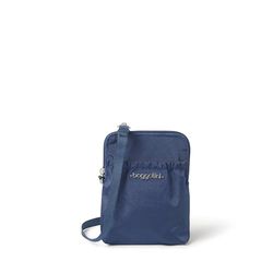 Baggallini Bryant Pouch Bolso Cruzado pequeño y Ligero para Mujer, para teléfono, con Correa Cruzada, Pacific, Talla única