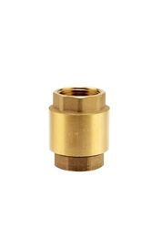 GARDENA messing tussenventiel: Terugslagventiel van massief messing, schroefdraad van 33,3 mm (G 1") bijv. voor aansluiting op pompen (7231-20)