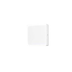 Konstsmide Lampe en aluminium laqué blanc opale