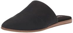 TOMS Femme Jade Semelle de Mocassin, Cuir Noir, 38 EU