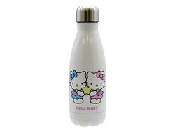 CYPBRANDS CyP Brands-Hello Kitty Sanrio Bouteille d'eau Bidon Gourde Horoscope Gémeaux 550 ml Blanc Produit officiel