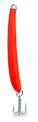 Aquantic Banana Pilk Pilker, roestvrij staal, kleuren zilver, helder en rood, 100% loodvrij, duiker, zoutwaterboor, gewicht 100-800 g, 800 g