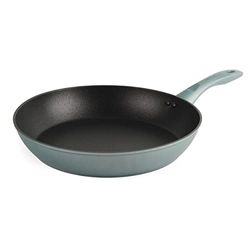 Progress BW09793GEU7 Shimmer Collection Frying Pan, Non-Stick, 30cm, Glitter Effect Crystalstone Coating, Induction and Metal Utensil Safe, Soft Touch Handle, PFOA Free, Forged Aluminium, Green