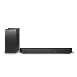 Philips TAB8907/10 Soundbar 3.1.2 Subwoofer Inalámbrico, Dolby Atmos, Sonido Cinematográfico, HDMI eARC, Roku TV Compatible, 720W Black