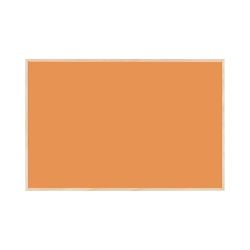 Bi-Office Lavagna Magnetica Earth New Basic Tangerine, 58,5 x 38,5 cm, Superficie in Acciaio Laccato, Cornice in Pino Naturale