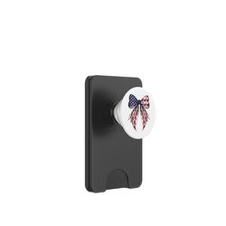 Tabla de surf Surfing Surfer 4 de julio Bandera americana patriótica PopSockets PopWallet para MagSafe