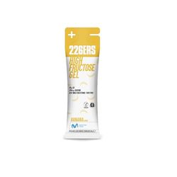 226ERS - High Fructose Gel, Gel Energético para Deportistas, con Maltodextrina y Fructosa, Vegano y Sin Gluten, Aporte Hidratos de Carbono, Sabor Banana, 1 Gel x 80 g