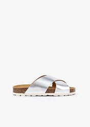 Conguitos Shopia, sandalen voor dames, zilver, 39 EU