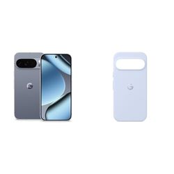 Google Pixel 10 Pro - Unlocked Android Smartphone with Gemini, Triple Rear Camera System, 24+ Hour Battery and 6.3" Super Actua Display - Moonstone, 128GB+Case