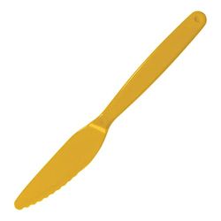 Olympia Kristallon PC Knife Yellow - 180mm 7 1/10" (Pack 12)