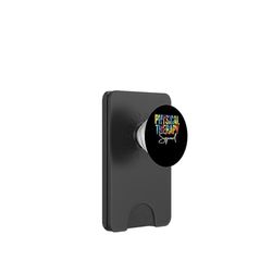 Escuadrón de terapia física Día de agradecimiento Tie Dye Mujeres Trabajo PopSockets PopWallet para MagSafe