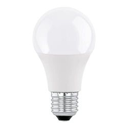 EGLO Led E27, lampadina, lampada Led, 5 watt (equivalente a 40 watt), 470 lumen, E27 Led, 3000 Kelvin, lampadina Led, lampadina A60, Ø 6 cm