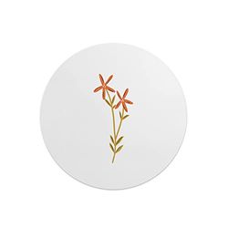 Questo Casa, Round Digital Printed Mouse Pad, Non-Slip Base, for Office and Home, Diameter:22cm