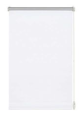 Gardinia EASYFIX Roller Blind with Thermal Back for Clamping or Gluing, Blackout Roller Blind No Drilling Required, Heat Protection, Energy Saving, White, 105 x 150 cm (W x H)