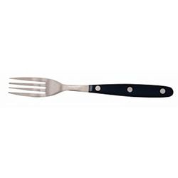 Stalwart C135 Steak Fork, Black Handle (Pack of 12)