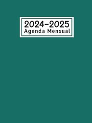 Agenda Mensual 2024-2025: Planificador Mensual, Agenda 2 Años (para Enero de 2024 a Diciembre de 2025), 1 Mes Para 2 Páginas