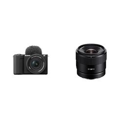 Sony ZV-E10 II K di Sony | Vlog camera APSC con lente intercambiabile 16-50mm II f/3.5-5.6 Power Zoom + Obiettivo SONY APS-C con attacco E-mount 11 mm F1.8