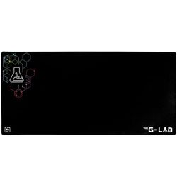 The G-Lab - Pad Mercury - Alfombrilla ratón XXL para juegos – Alfombrilla escritorio, Formato extragrande XXXL, Antideslizante, Alfombrilla gaming, Precisión y velocidad - Cuidado fácil - 1200x570x4mm