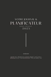 Planificateur mensuel - agenda version 2023 - gestion de vos semaines et des rendez-vous - pour les commerciaux et indépendants: Aide à organiser vos ... gestion des frais et note de rendez-vous