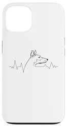Cane Cani Razza di cane Doberman-Dogs Cardiogram Cani Custodia per iPhone 13
