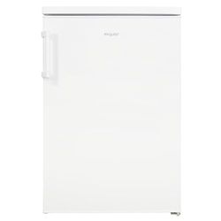 Exquisit® Frigorífico Table Top, 133L, Clase E, Color Blanco, Estantes de Cristal, Puerta Reversible, Cajón Verdulero, Hueveras, Regulación en Altura, Consumo 90 kWh/año, Medidas 85x56x57,5 Cm.