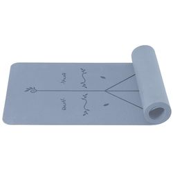 Good Nite Yogamat, gymnastiekmat, TPE, 6 mm, antislip, sportmat, fitnessmat, trainingsmat, pilates, mat, huidvriendelijk, ftalaatvrij, 183 x 61 cm, yoga, pilates, homegym workout