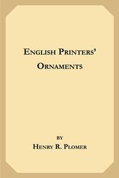 English Printers' Ornaments