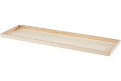 Rayher Bandeja de madeira para decorar, personalizável, FSC, 45 x 13,5 x 2,3 cm, 62689000