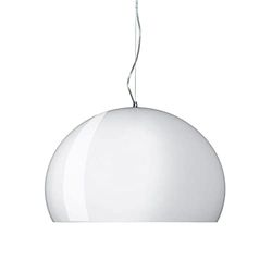 Kartell 0905303 Small Fl/Y Lampada a Sospensione, Bianco, Polimetilmetacrilato