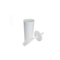 Ramon Hygiene Toilet Brush Set, Fully Enclosed, Premium Quality, White