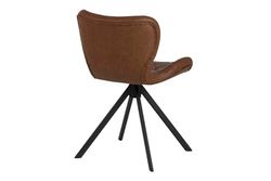 SILLA ESCRITORIO REGULABLE MARRON 71x65x112/120 CM