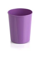 Kimmel Mugg mugg mugg okrossbar stapelbar återanvändbar 250 ml, plast, lila