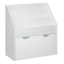 Atmosphera - Bibliothèque Enfant - bac à roulettes - Blanc H70 cm