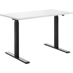 Topstar E-Table - Escritorio de Madera (120 x 60 cm), Color Negro y Blanco