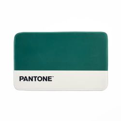 SWEET HOME Pantone™ Tapis de Bain en Mousse à mémoire de Forme, Confortable et Absorbant, Envers en Caoutchouc antidérapant SBR 50 x 80 cm, Vert