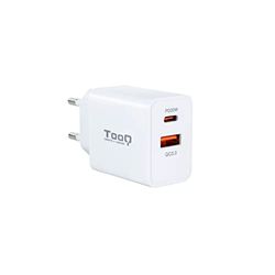 TooQ TQWC-2SC04WT - Caricabatterie USB universale