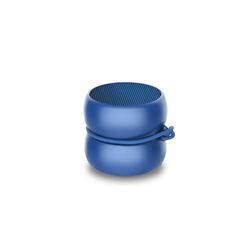 Xoopar Mini Enceinte Bluetooth Ultra Compact Yoyo Speaker - Haut Parleur Puissant de 3 Watts - Haut-Parleurs Nomade avec 4 Heures d'Autonomie - Format Enceinte Petite Taille 3 Cm (Bleu, Stéréo)