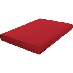 ECOMMERC3 | Sábana Bajera Extrasuave y Confortable Cama 180 - Sábana Bajera Color Rojo Fabricada 100% en España, Ajustable, Fácil de Lavar y Resistente