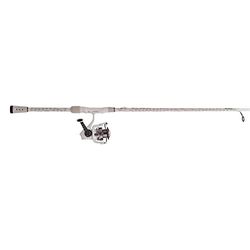 Abu Garcia Veritas - Combo de Carrete Giratorio y caña de Pescar, 30-6'15.2 cm, Mediano, 2 Unidades, Multicolor